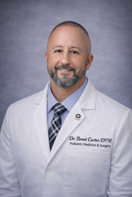 Dr. Brent E. Carter podiatric physician headshot